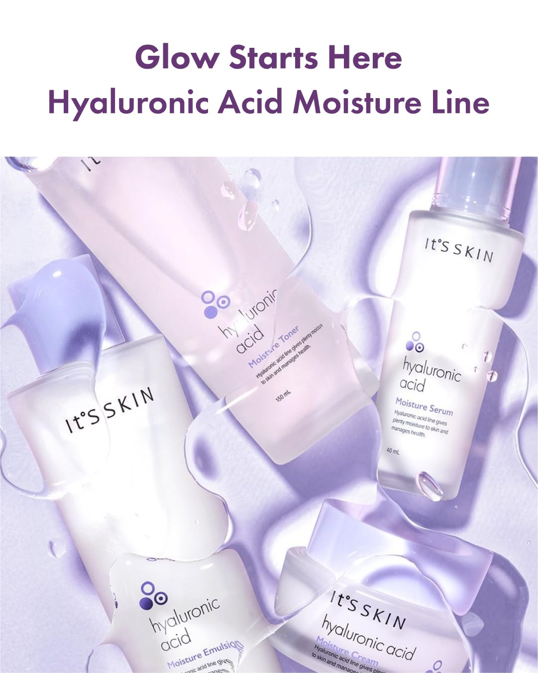 It'S SKIN Hyaluronic Acid Moisture Emulsion + 5.07 Fl Oz, Face Moisturizer for Skin Care Firming Hydration and Moisture Barrier, Nourishing & Hydrating for Healthy Skin, Korean Skincare