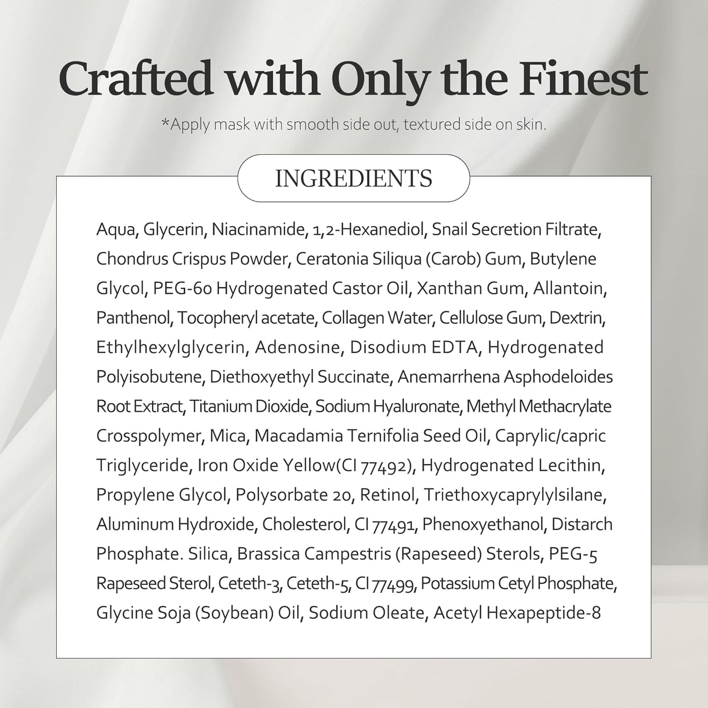 It'S SKIN Prestige Intense Firming Snail Collagen Gel Mask (10ea)